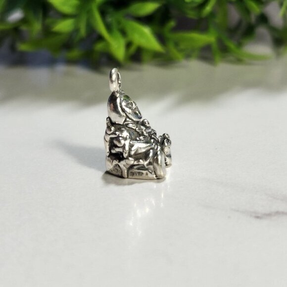 Navajo Native Amarican Hopi Storyteller Mother Sterling Silver Pendant or Charm! - Picture 5 of 12